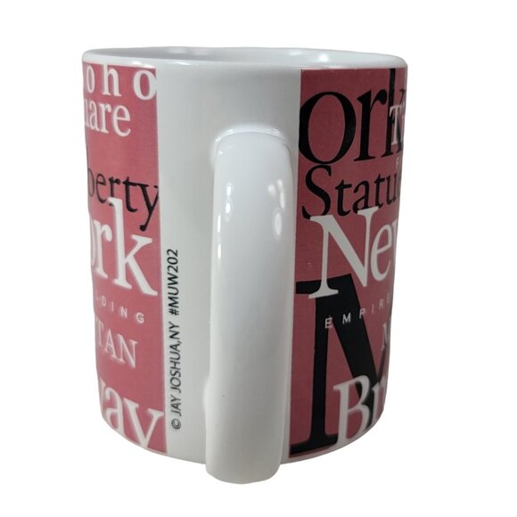 2/$15 Jay Joshua New York Landmarks Mug Empire State Liberty Big Apple Souvenir - Picture 6 of 11